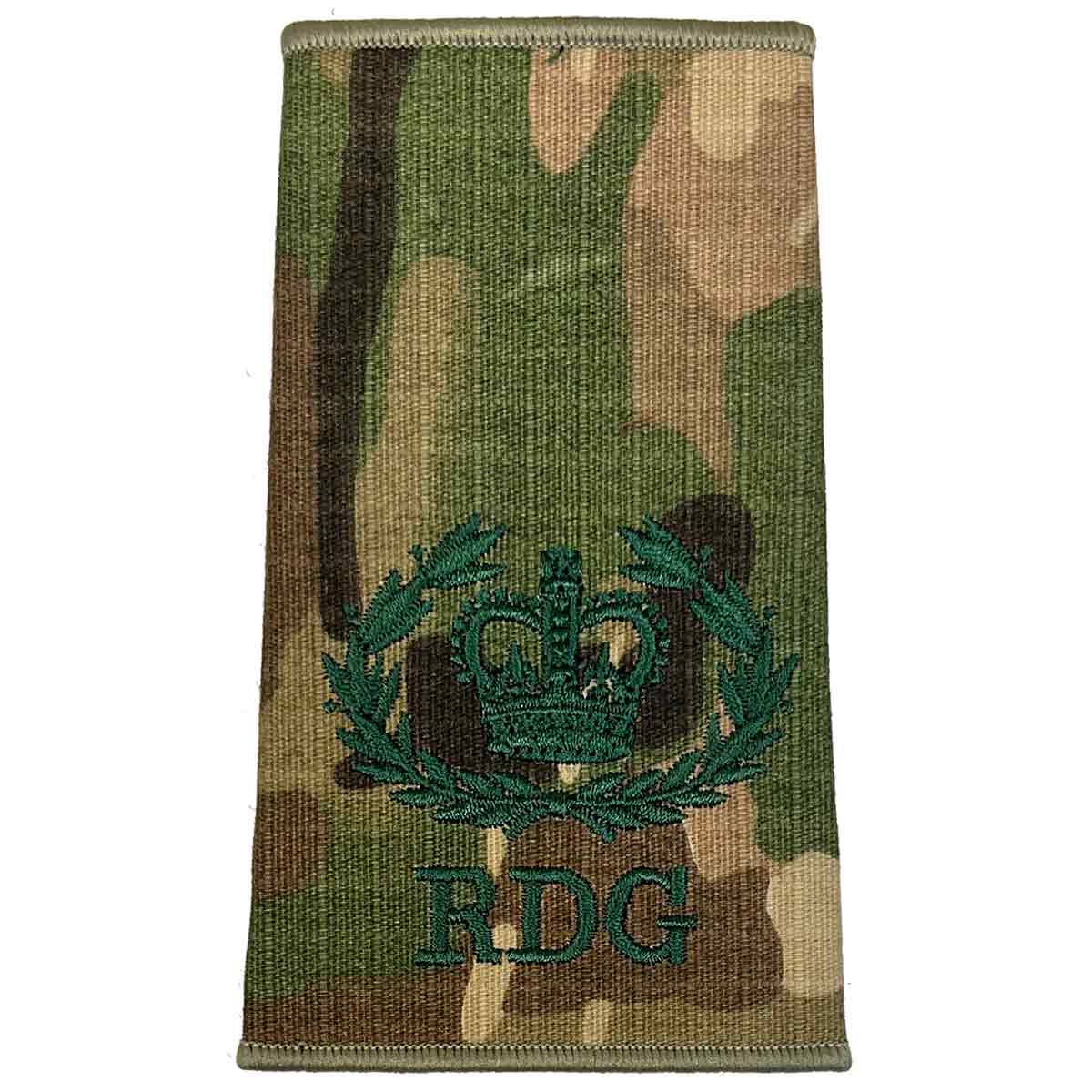 Royal Dragoon Guards Multicam Rank Slides (Pair) - Image 10