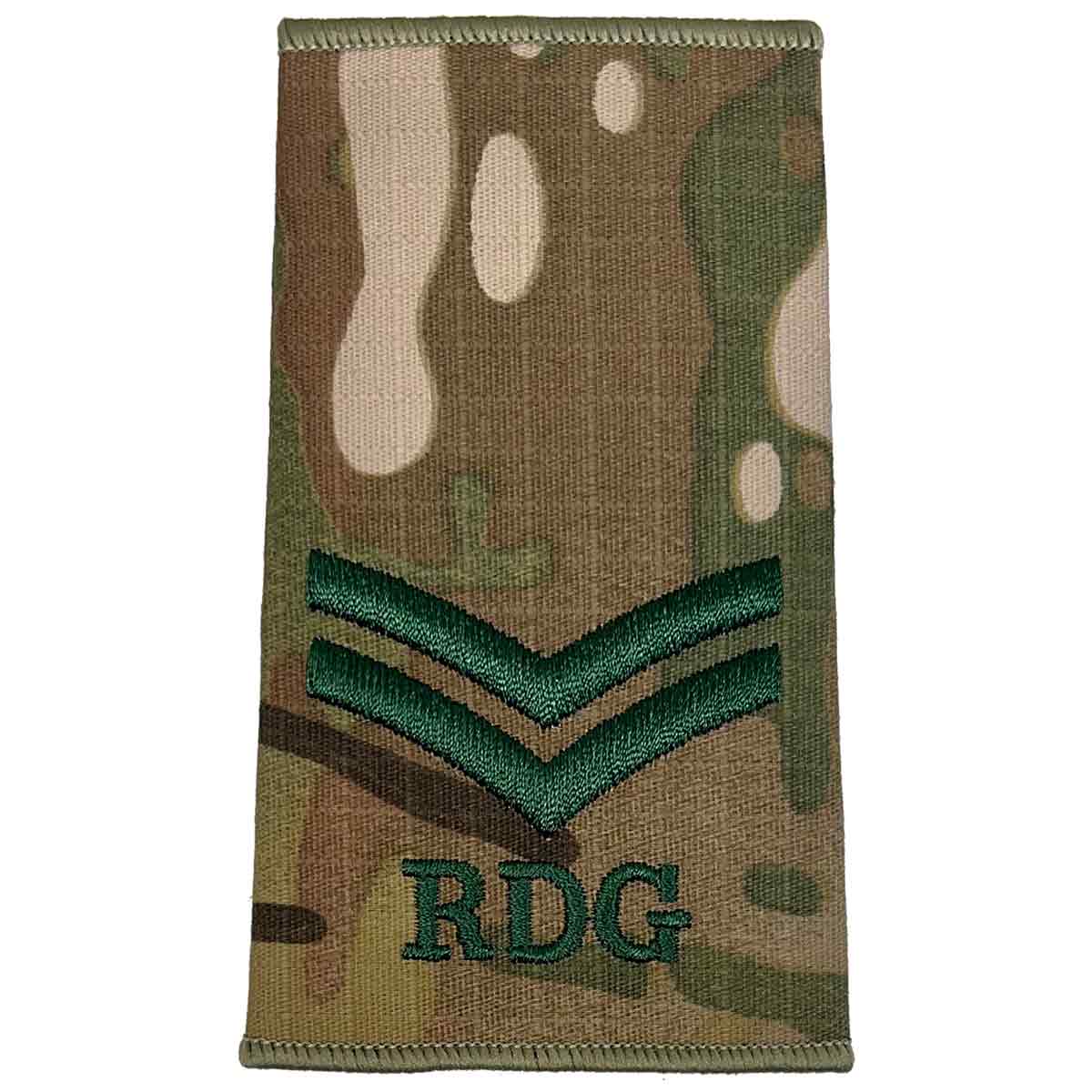 Royal Dragoon Guards Multicam Rank Slides (Pair) - Image 4
