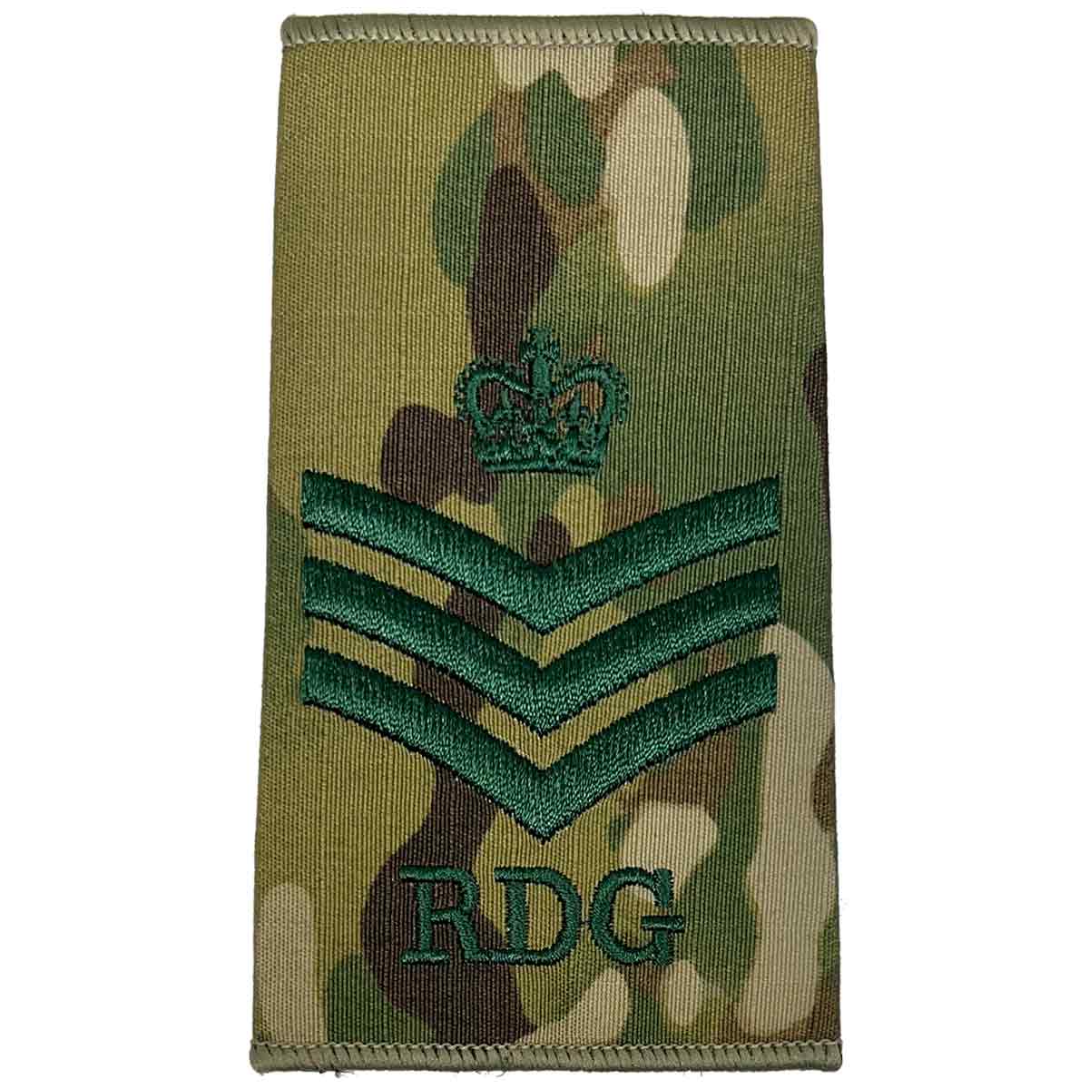 Royal Dragoon Guards Multicam Rank Slides (Pair) - Image 6