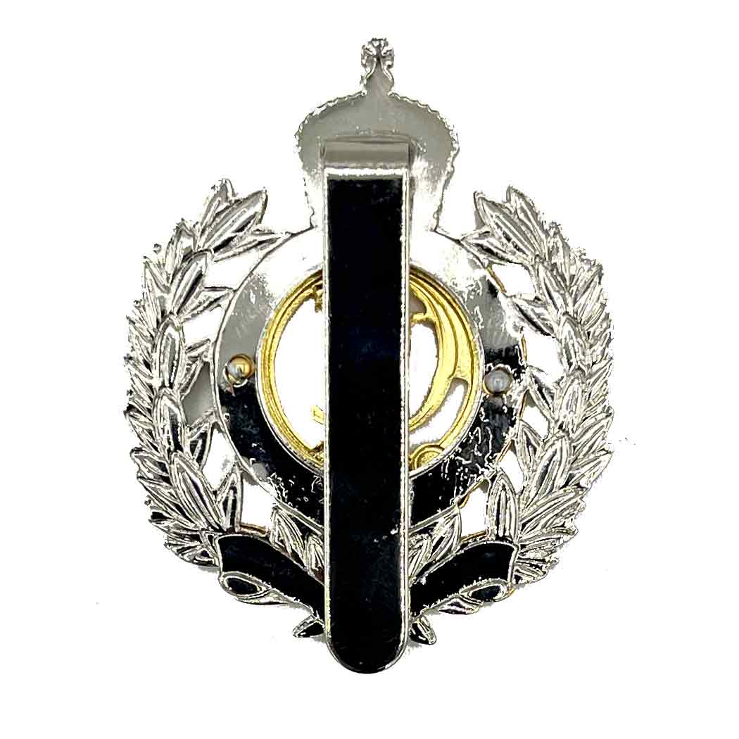 Royal Engineers Beret Cap Badge with Kings Tudor Crown - Image 2