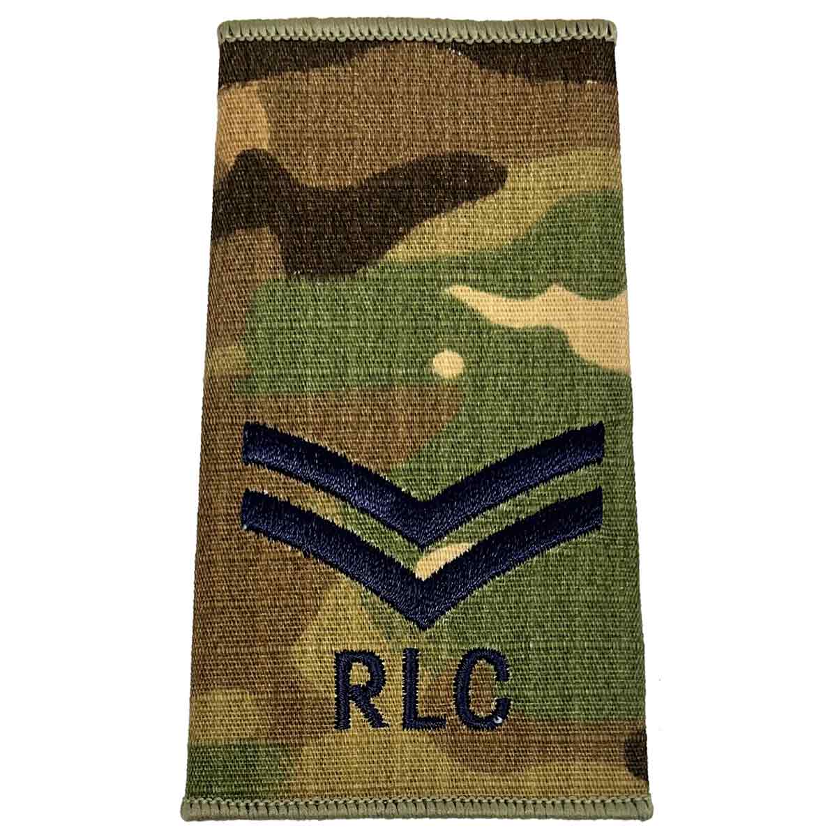 Royal Logistic Corps RLC Multicam Rank Slides (Pair) - Image 4