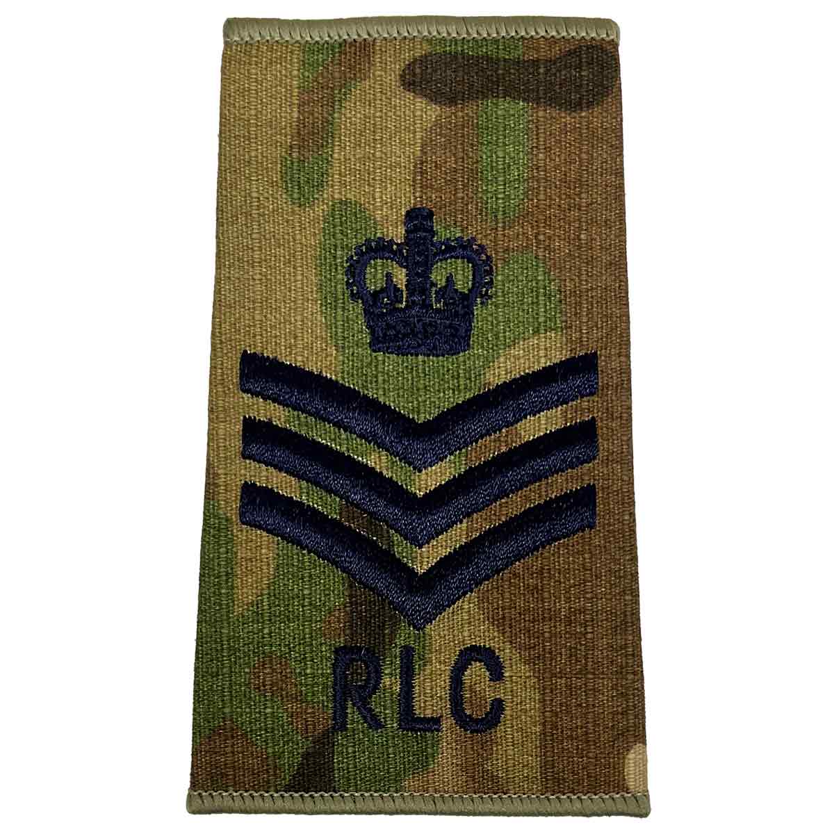 Royal Logistic Corps RLC Multicam Rank Slides (Pair) - Image 6