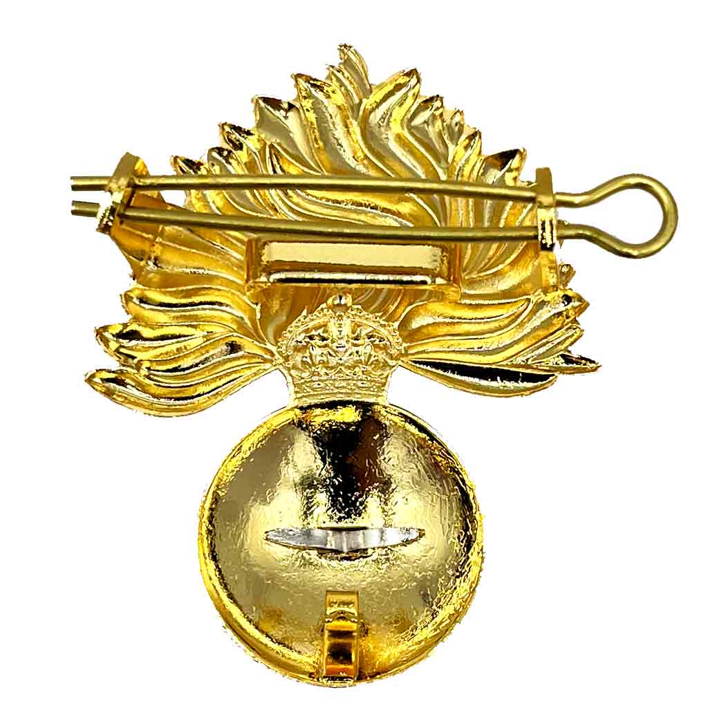 Royal Regiment of Fusiliers Beret Cap Badge with Kings Tudor Crown - Image 2