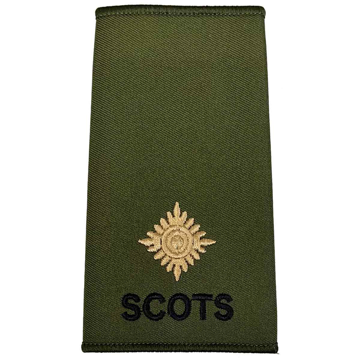 Royal Regiment of Scotland Olive Green Rank Slides (Pair) - Image 11