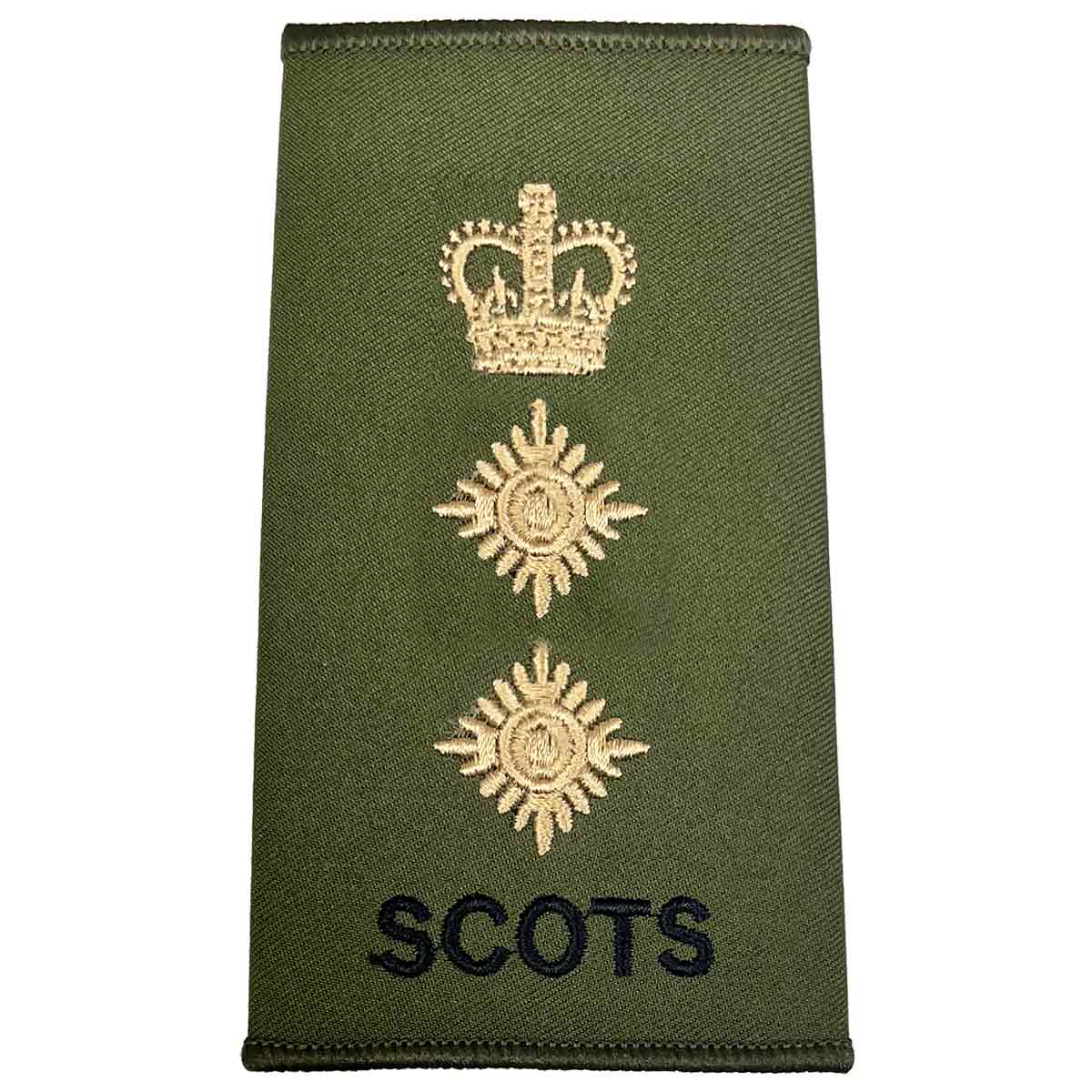 Royal Regiment of Scotland Olive Green Rank Slides (Pair) - Image 15