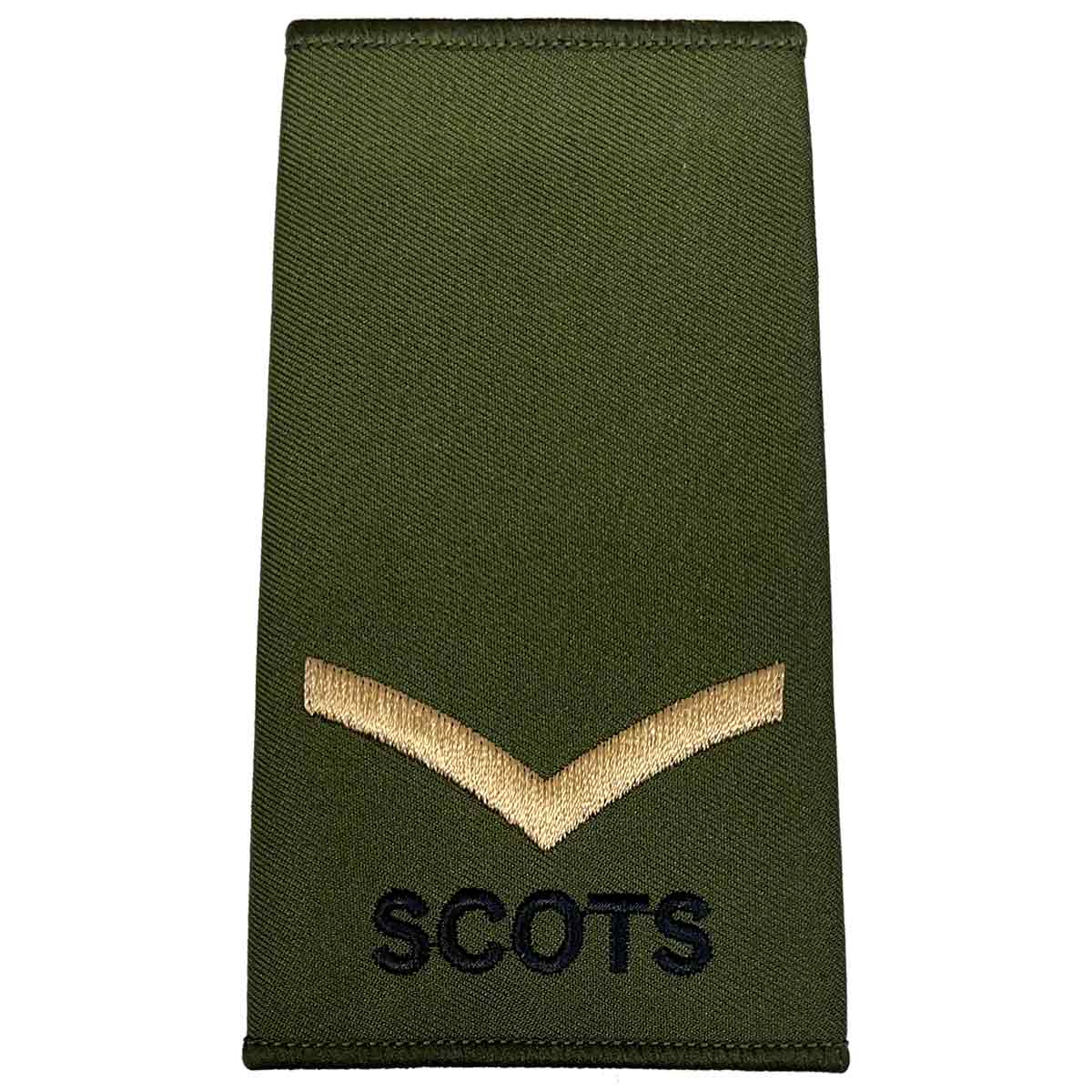 Royal Regiment of Scotland Olive Green Rank Slides (Pair) - Image 3