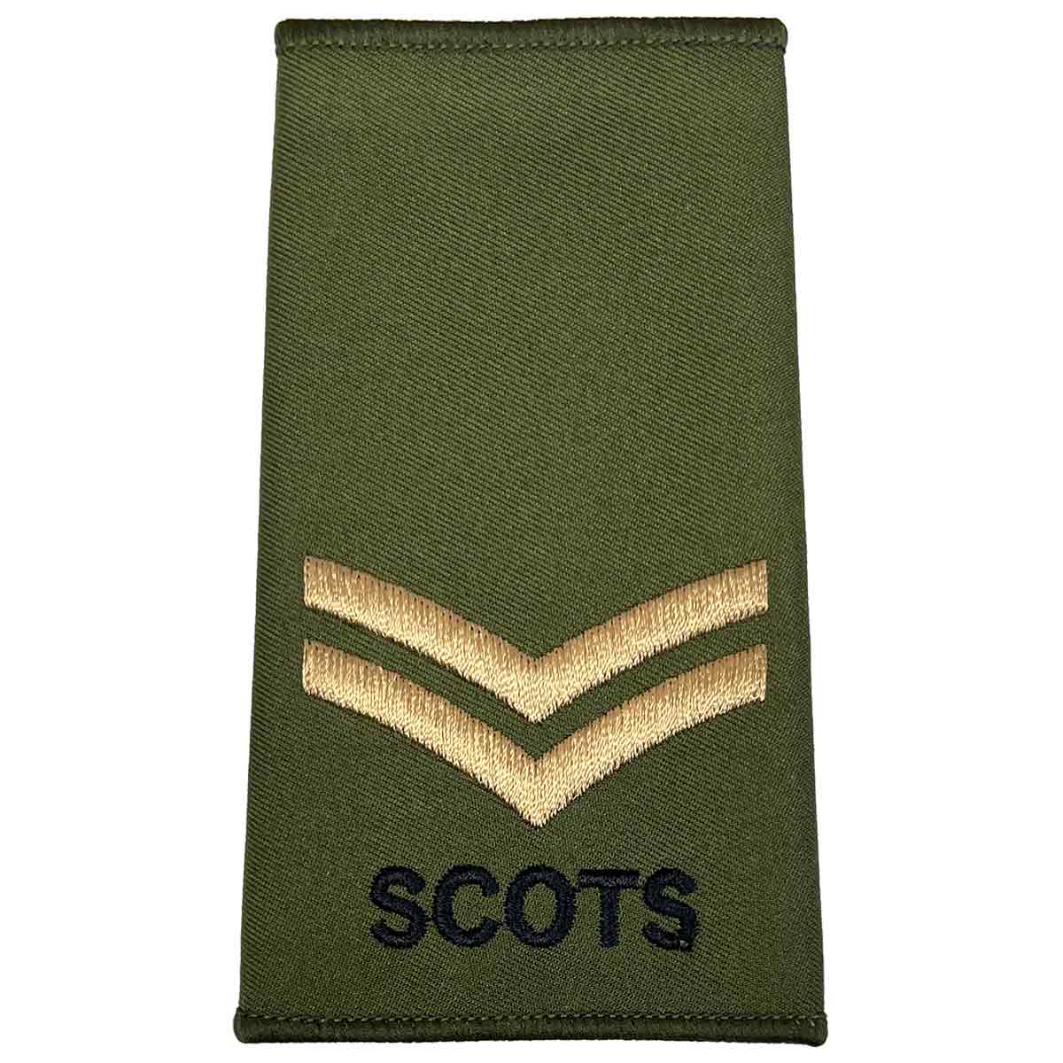 Royal Regiment of Scotland Olive Green Rank Slides (Pair) - Image 4