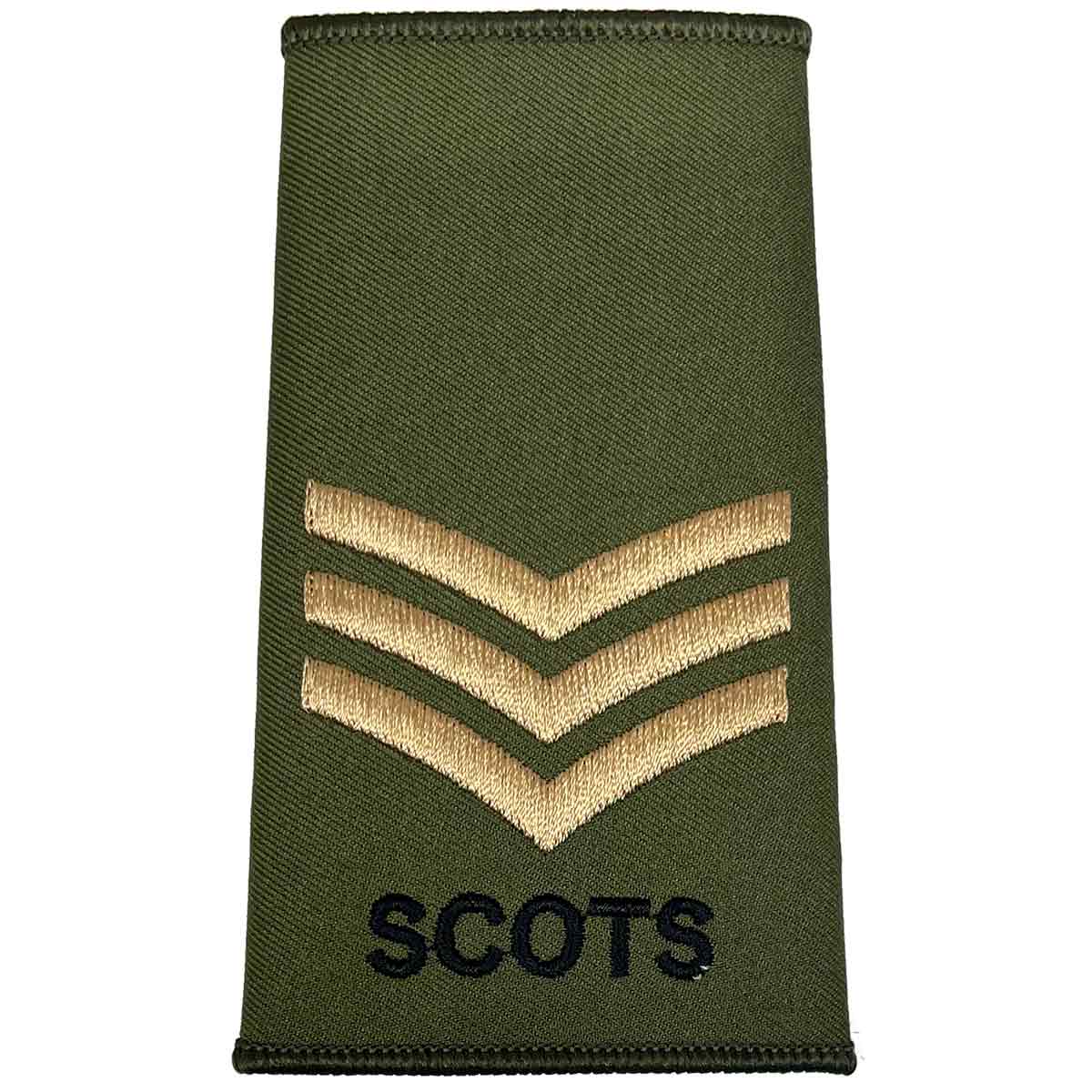 Royal Regiment of Scotland Olive Green Rank Slides (Pair) - Image 5