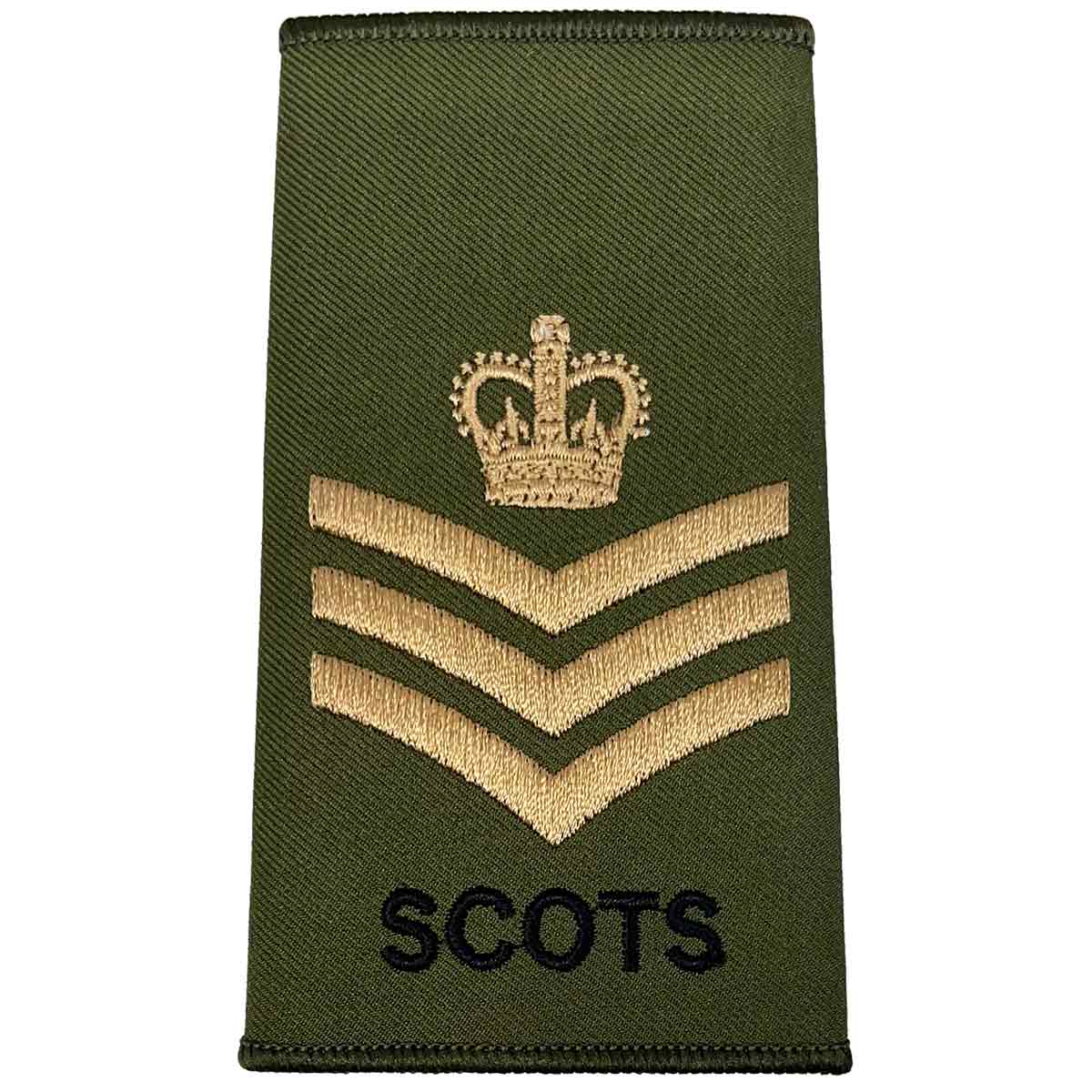 Royal Regiment of Scotland Olive Green Rank Slides (Pair) - Image 6