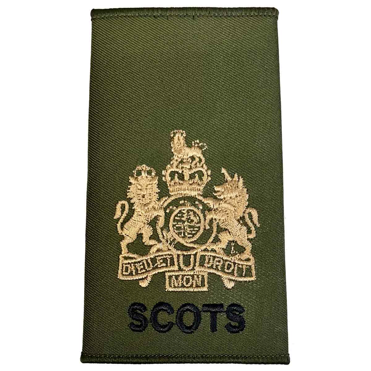 Royal Regiment of Scotland Olive Green Rank Slides (Pair) - Image 7