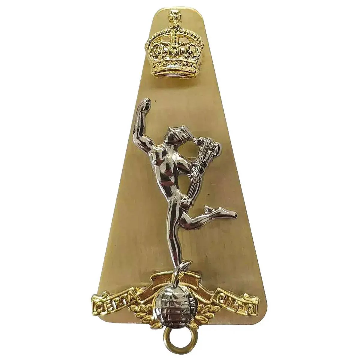 Royal Signals Cap Badge with Kings Tudor Crown