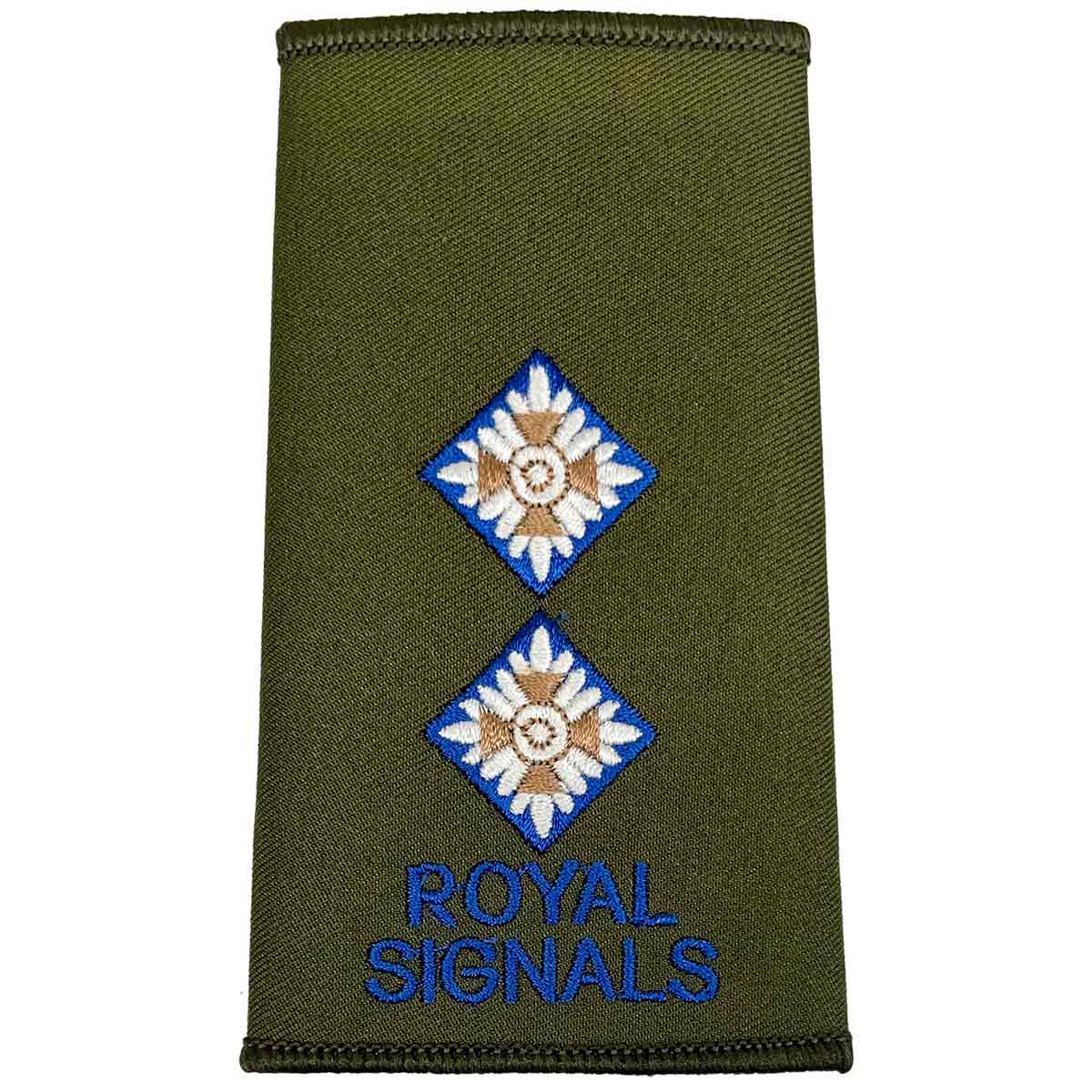 Royal Signals Olive Green Rank Slides (Pair) - Image 14