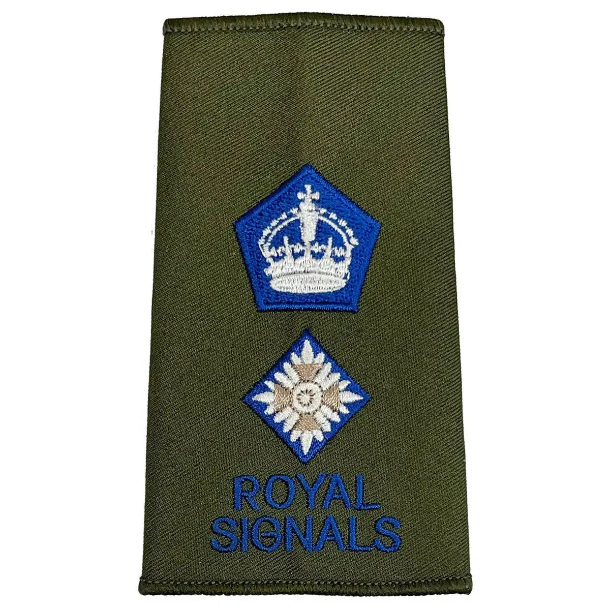 Royal Signals Olive Green Rank Slides (Pair) - Image 16