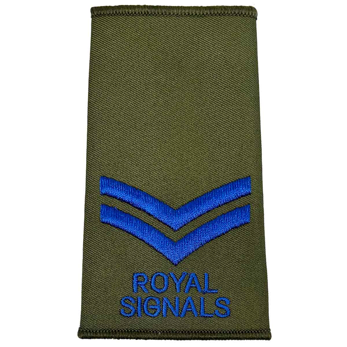 Royal Signals Olive Green Rank Slides (Pair) - Image 4