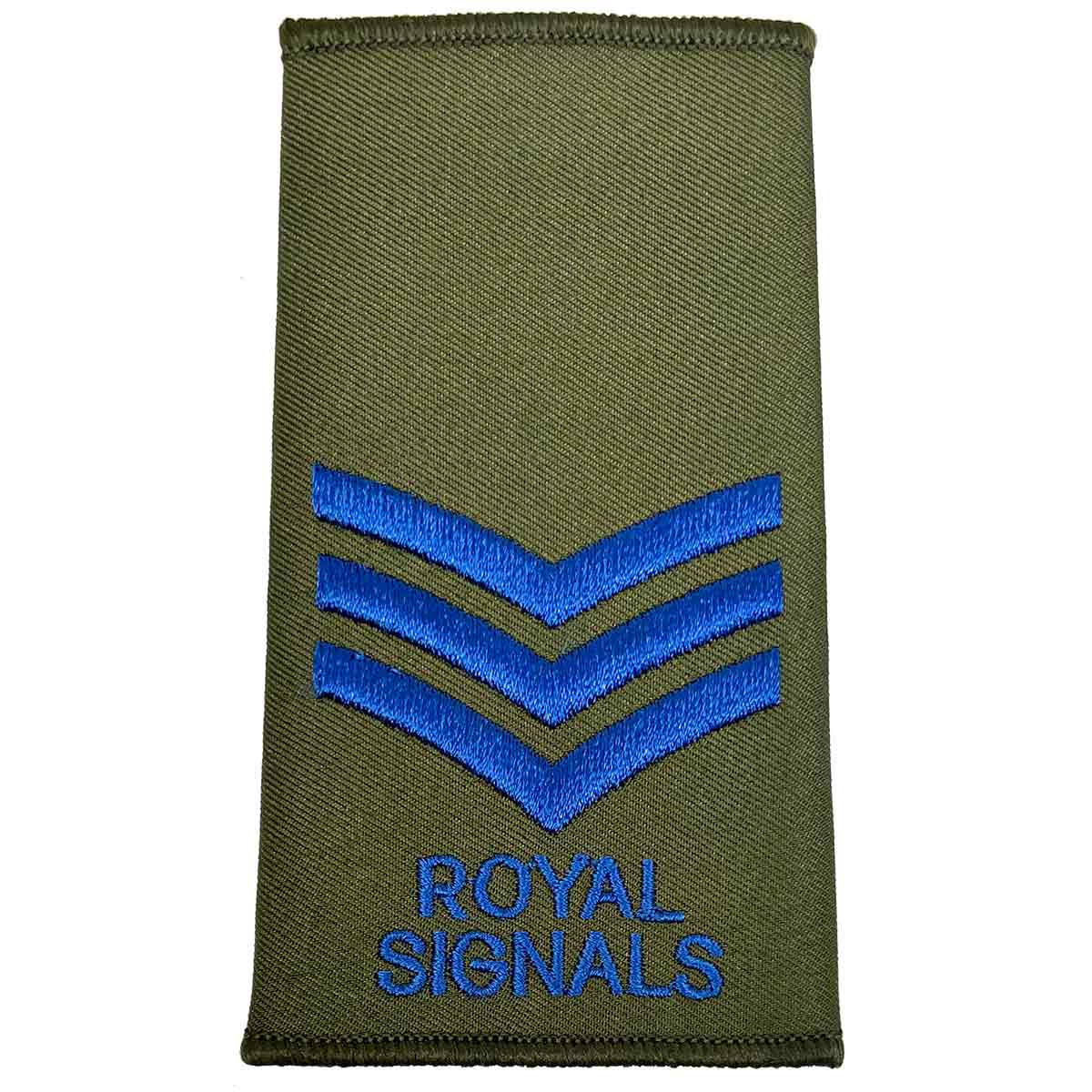 Royal Signals Olive Green Rank Slides (Pair) - Image 5