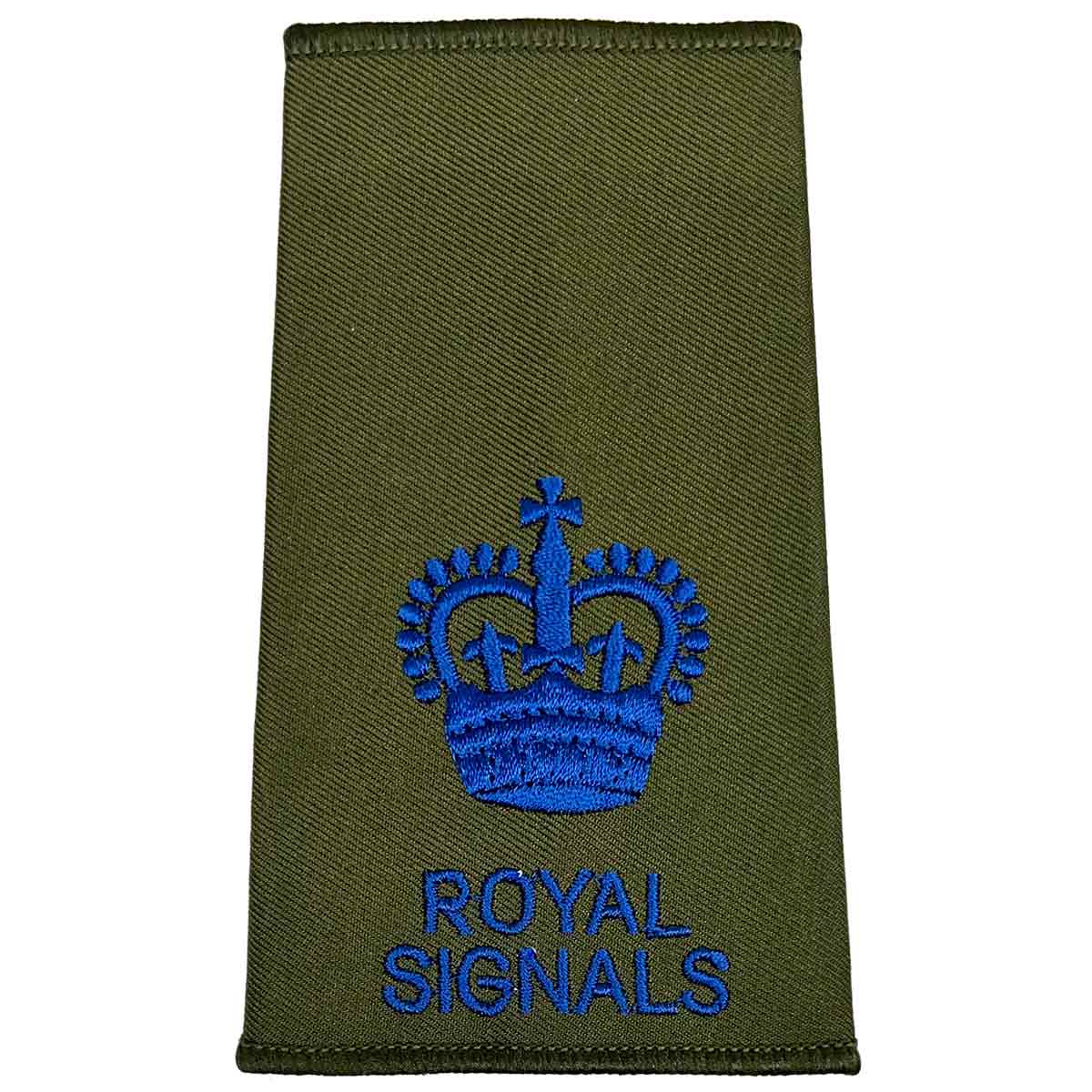Royal Signals Olive Green Rank Slides (Pair) - Image 7