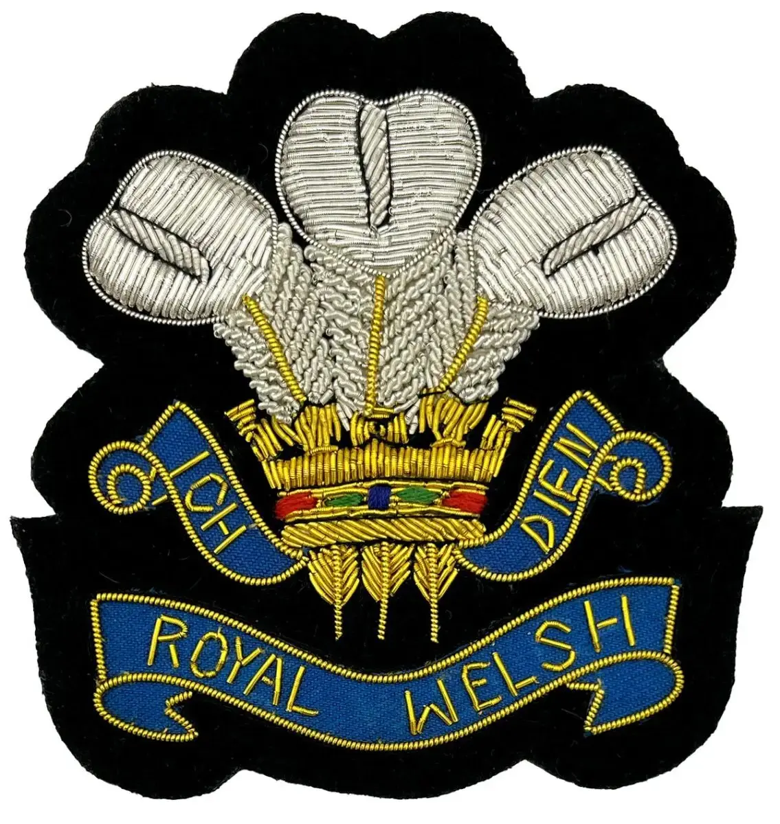 Royal Welsh Regiment Bullion Blazer Badge