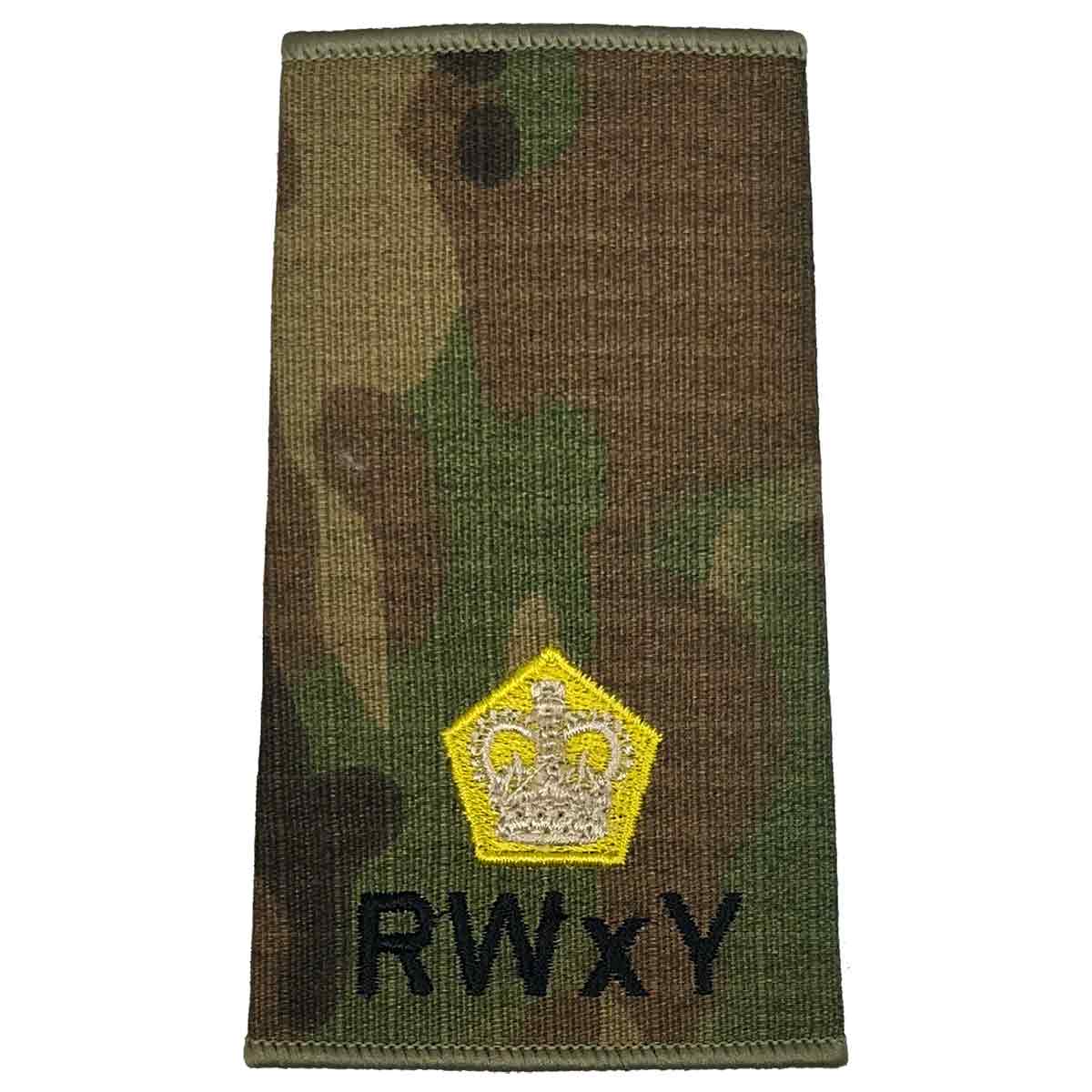 Royal Wessex Yeomanry RWxY Multicam Rank Slides (Pair) - Image 13