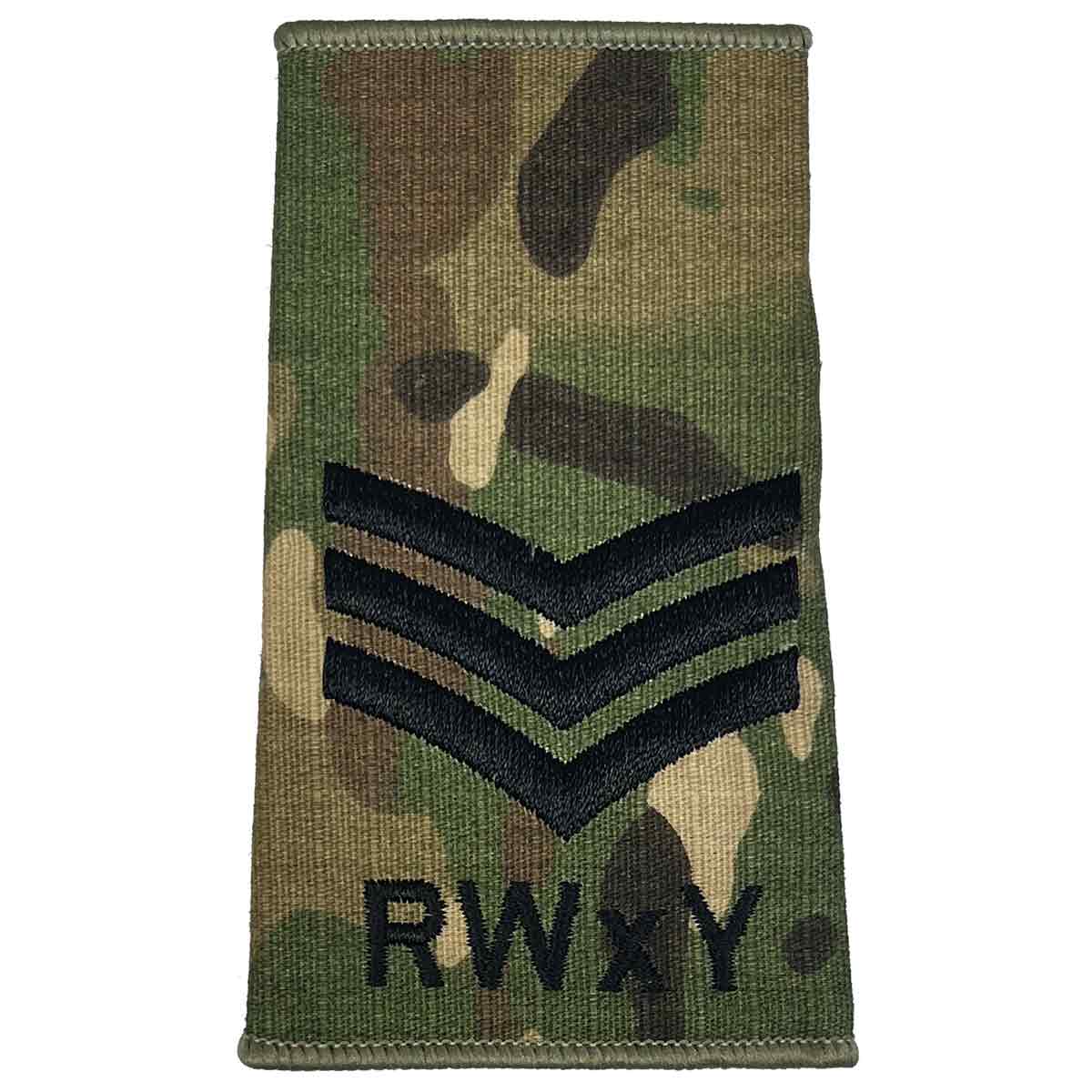 Royal Wessex Yeomanry RWxY Multicam Rank Slides (Pair) - Image 5