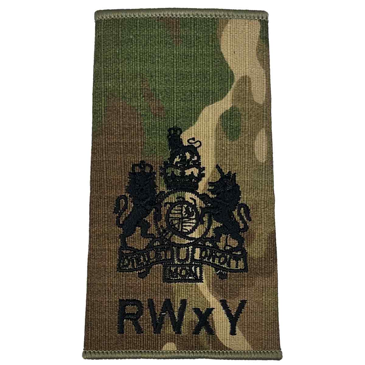 Royal Wessex Yeomanry RWxY Multicam Rank Slides (Pair) - Image 7