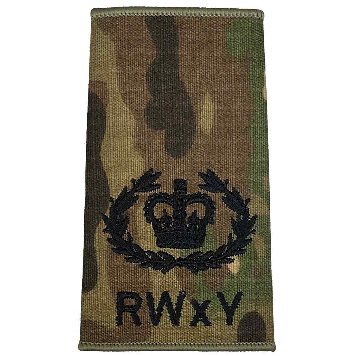 Royal Wessex Yeomanry RWxY Multicam Rank Slides (Pair) - Image 9