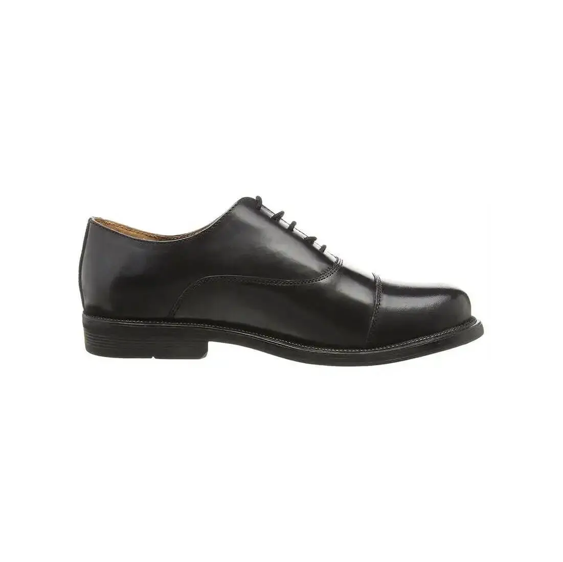 Scimitar Mens Capped Oxford Cadet Parade Black Shoe - Image 4