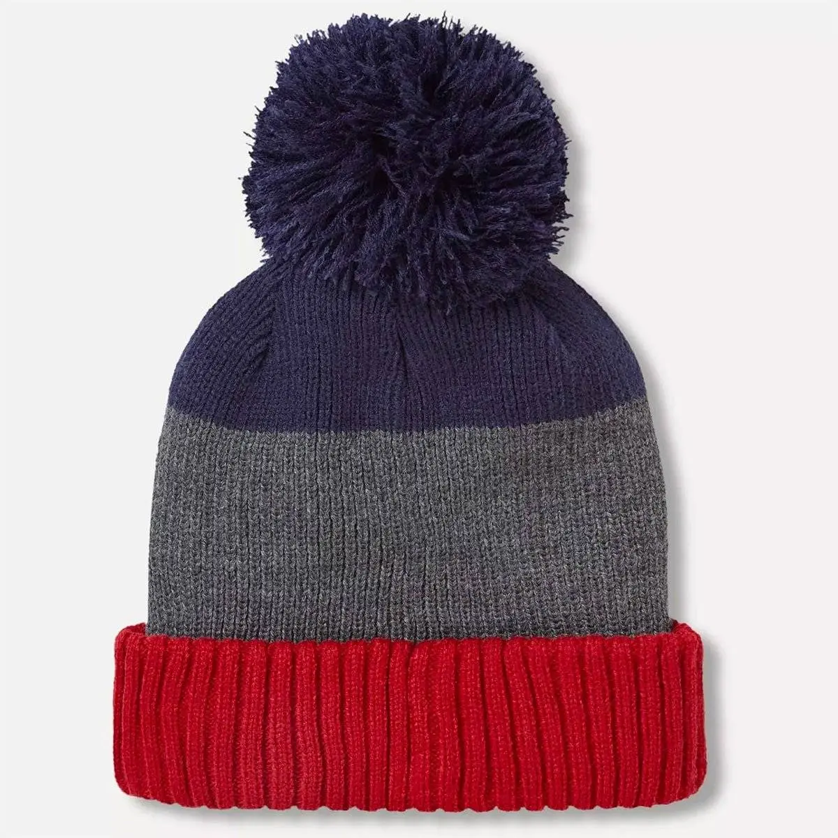 Sealskinz Flitcham Waterproof Fleece Lined Striped Bobble Hat - Image 4