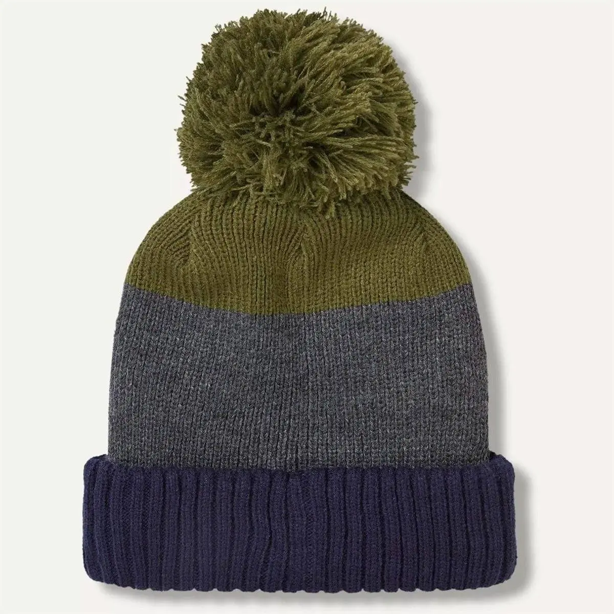 Sealskinz Flitcham Waterproof Fleece Lined Striped Bobble Hat - Image 5