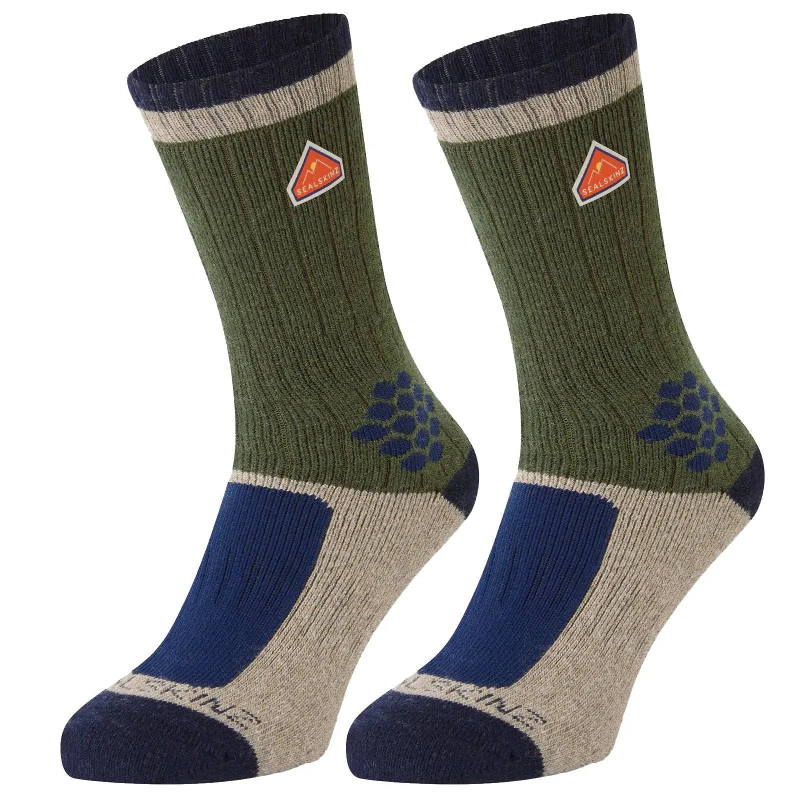 SealSkinz Gresham Recycled Wool Mid Cashmere Sock