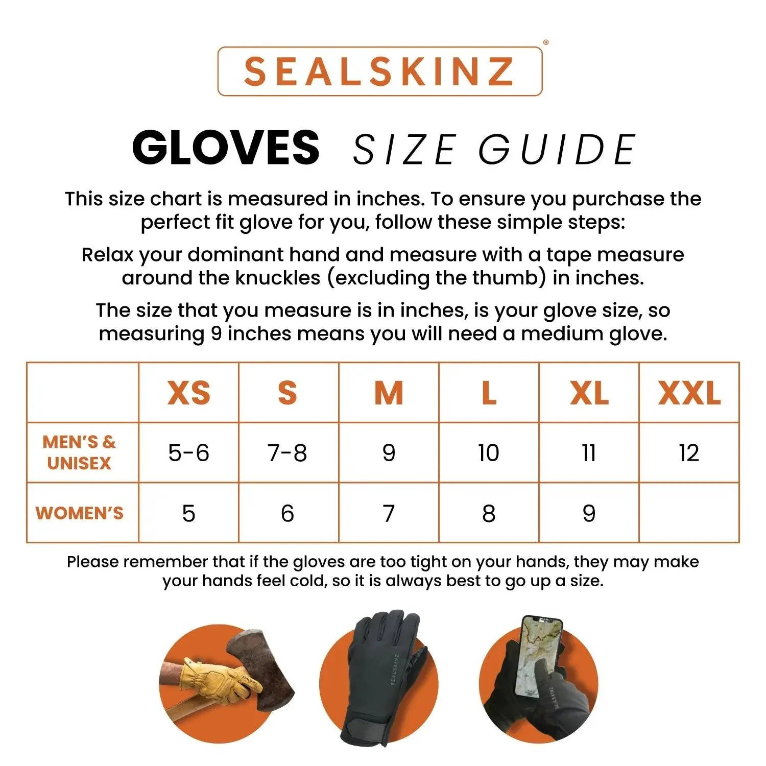 SealSkinz Harling Waterproof All Weather Glove - Image 7