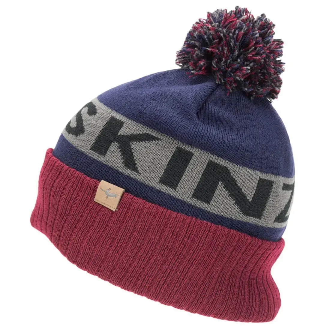 Sealskinz Foulden Water Repellent Cold Weather Bobble Beanie - Image 3