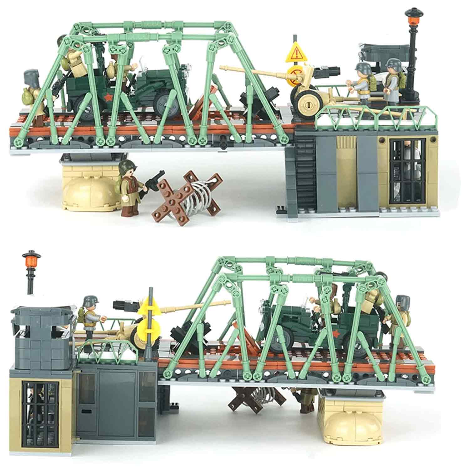 Sluban 1944 Winter Battle of Budapest Battle Building Set M38-B0981