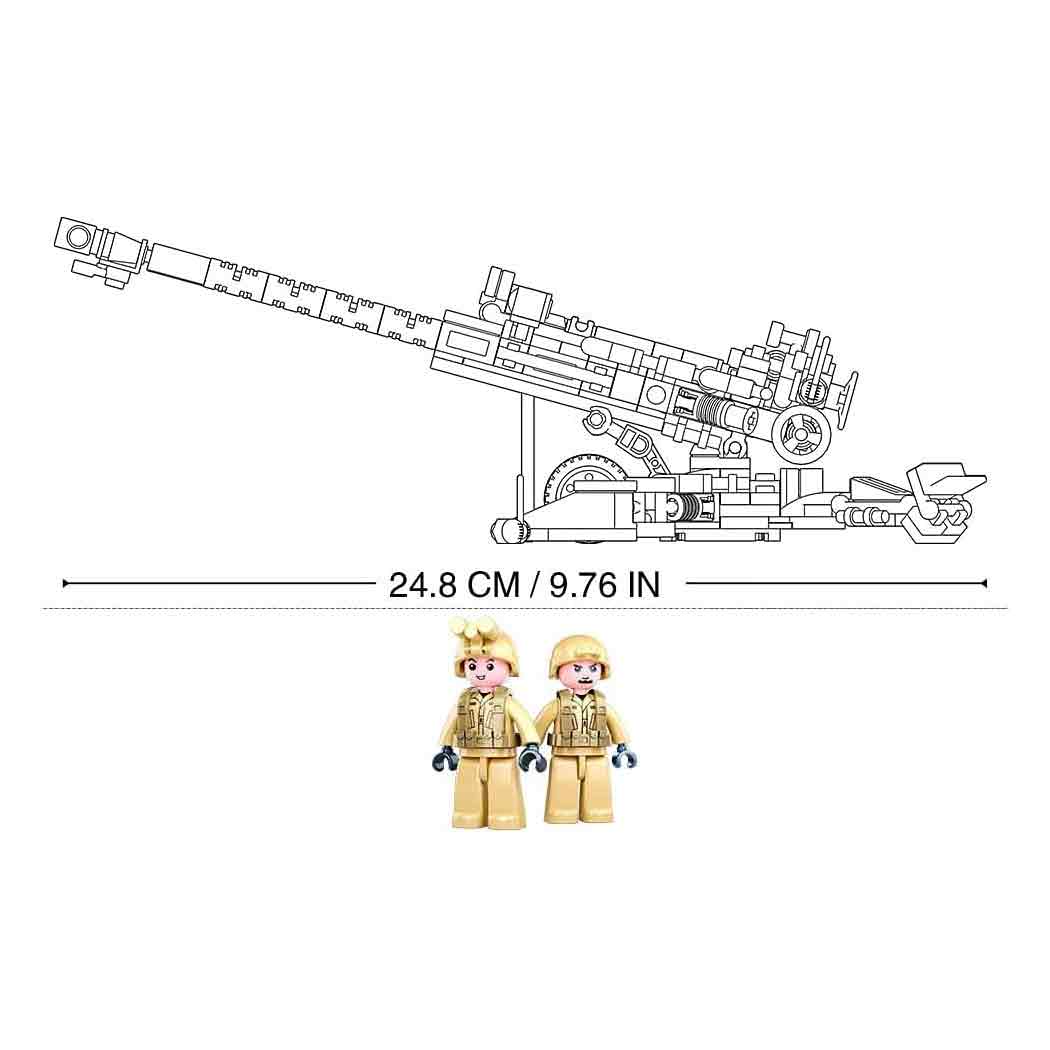 Sluban Army M777 Howitzer Set M38-B0890 - Image 5