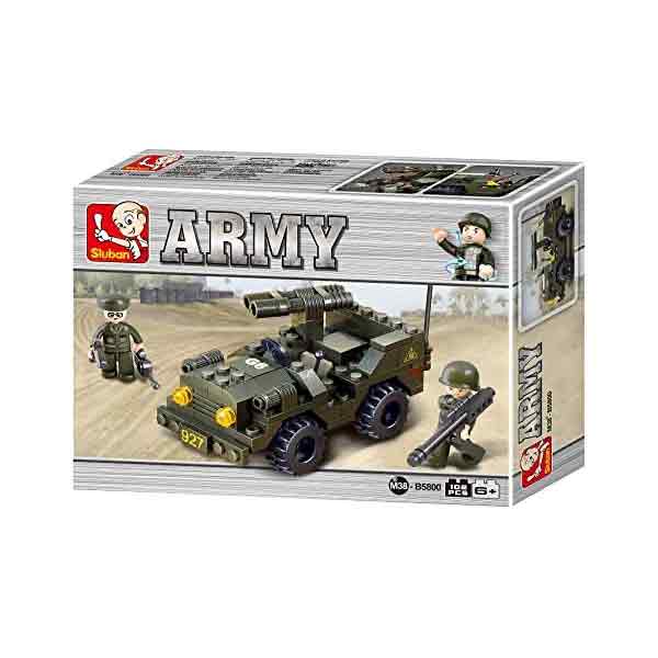 Sluban Army Off-Road Jeep Set M38-B5800 - Image 4