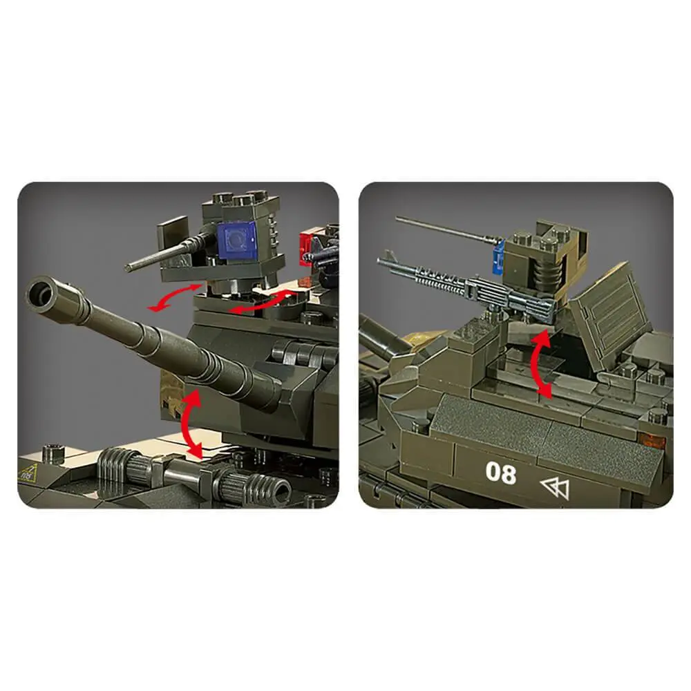 Sluban Army Small Battle Tank M38-B6500 - Image 4