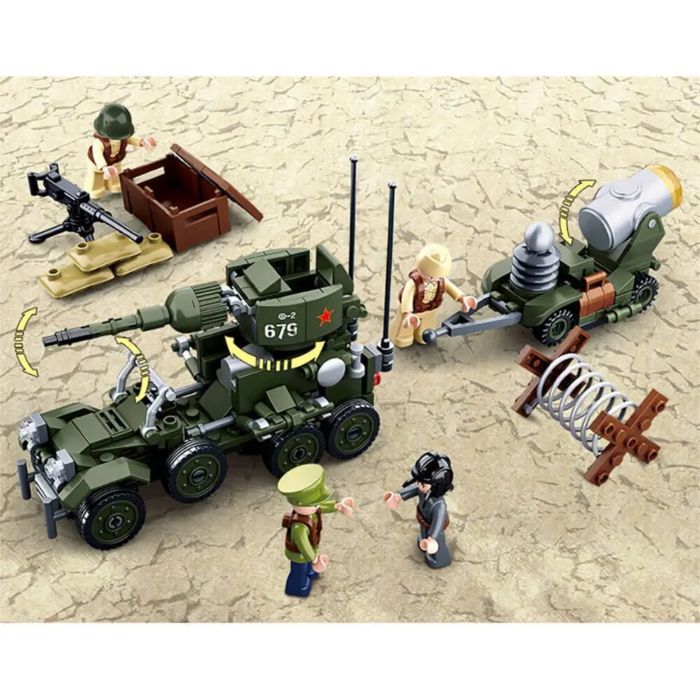 Sluban Army WWII 4in1 Set M38-B0679 - Image 2