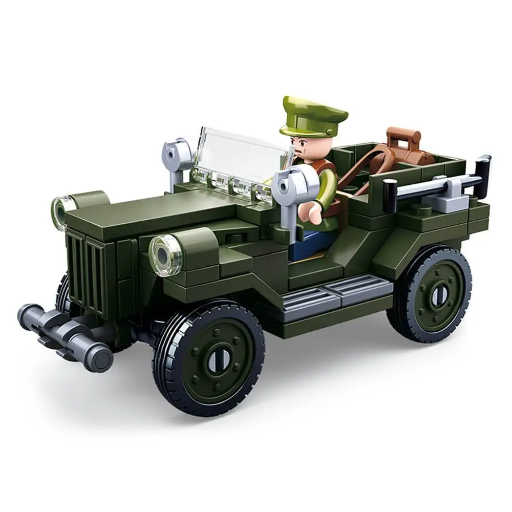 Sluban Army WWII Allied Light Truck M38-B0682