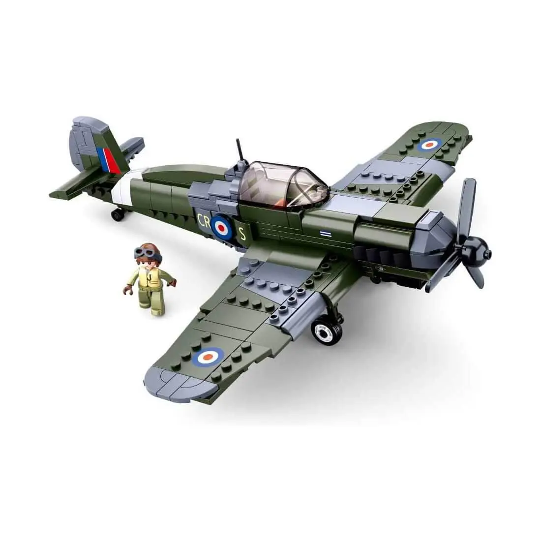 Sluban British Army Fighter Plane Set M38-B0712 - Image 2