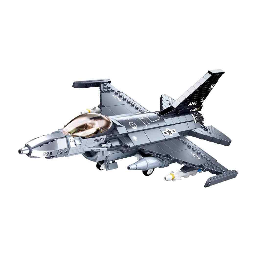 Sluban F16 Falcon Fighter Aircraft Plane Set M38-B0891