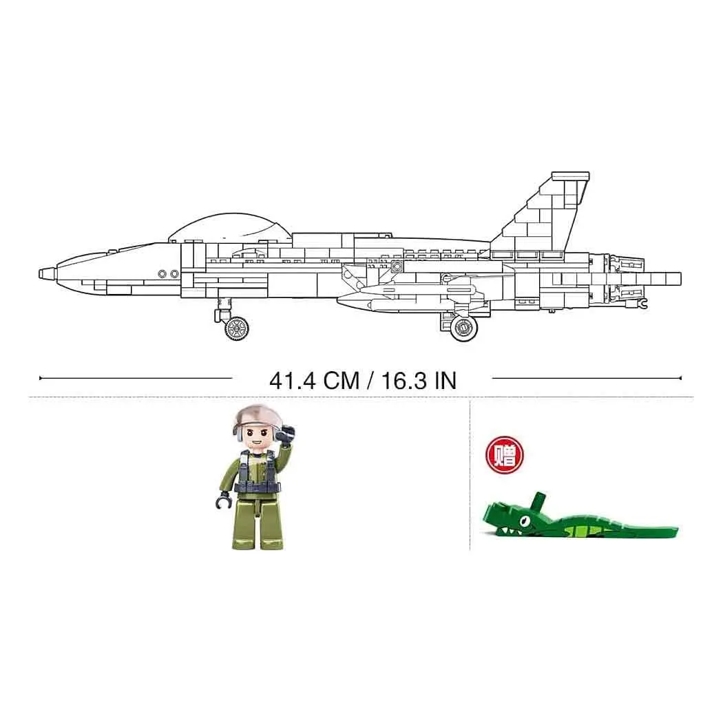 Sluban F18 Super Bumblebee Fighter Place Set M38-B0928 - Image 5