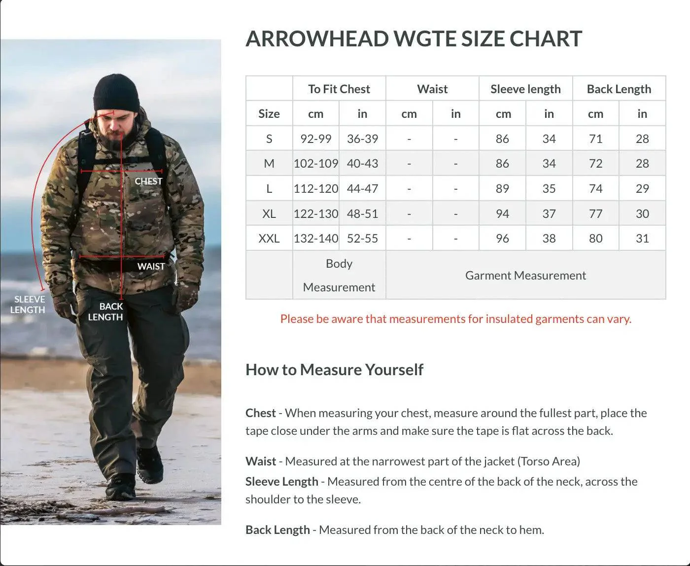Snugpak Arrowhead Multicam Insulated Jacket - Image 6
