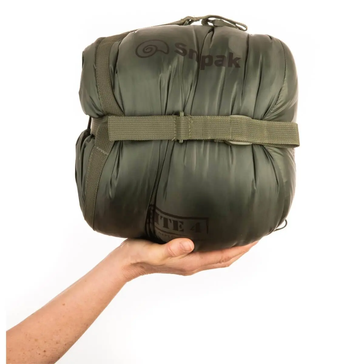 Snugpak Softie Elite 4 Sleeping Bag Olive Green - Image 4