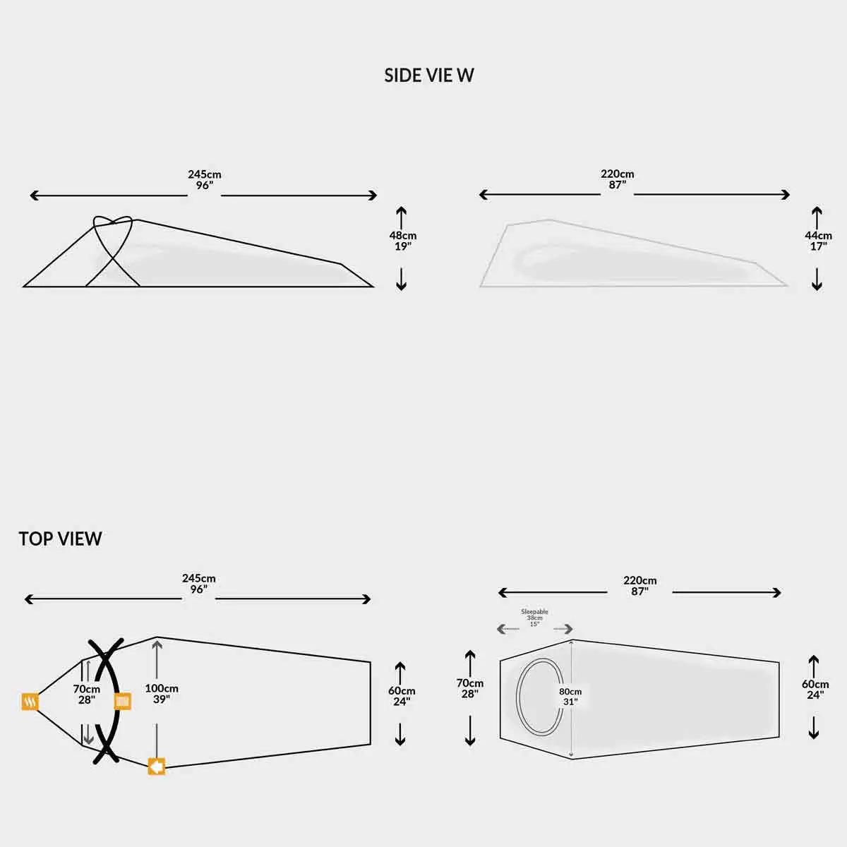 Snugpak Stratosphere Hooped Bivvi Tent - One Person Basha Shelter - Image 9