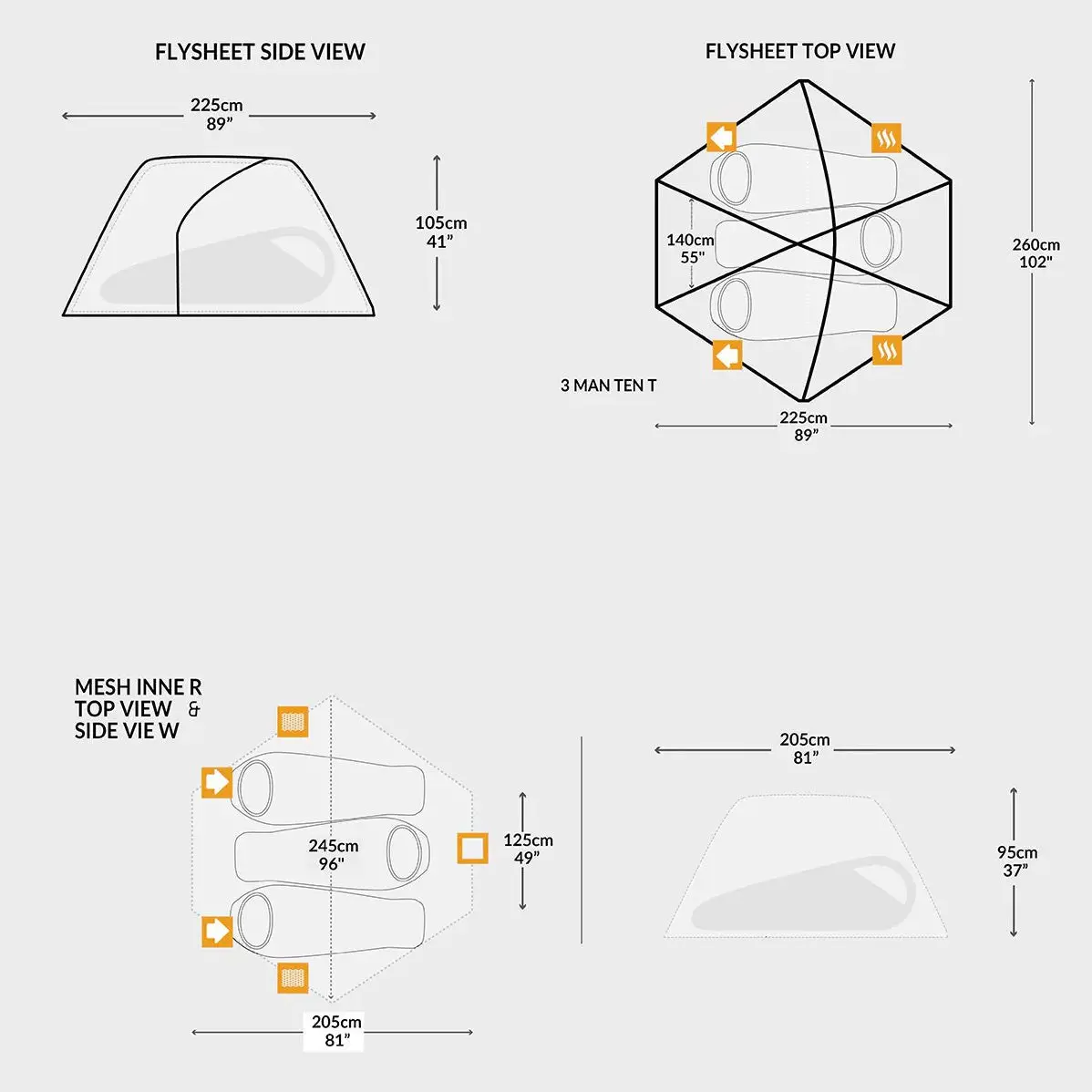 Snugpak The Bunker IX Expedition Camping Tent Olive - Image 7