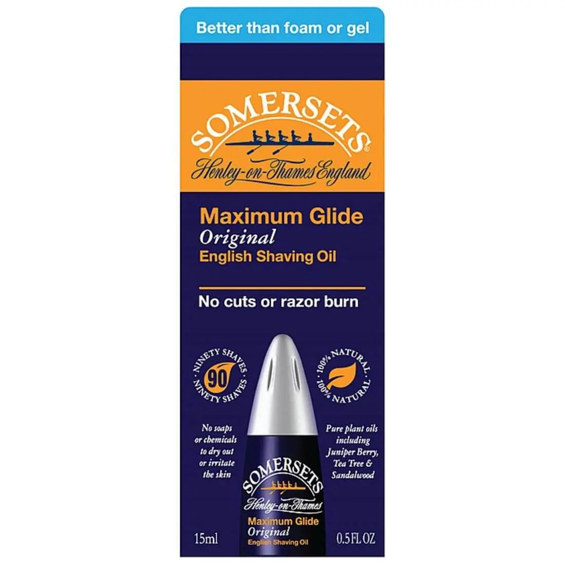 Somersets Shaving Oil Maximum Glide 15ml