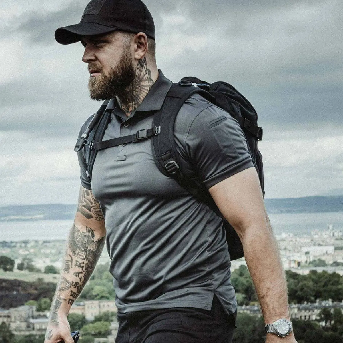 Stoirm Polyester Tactical Polo Shirt P01 - Image 8