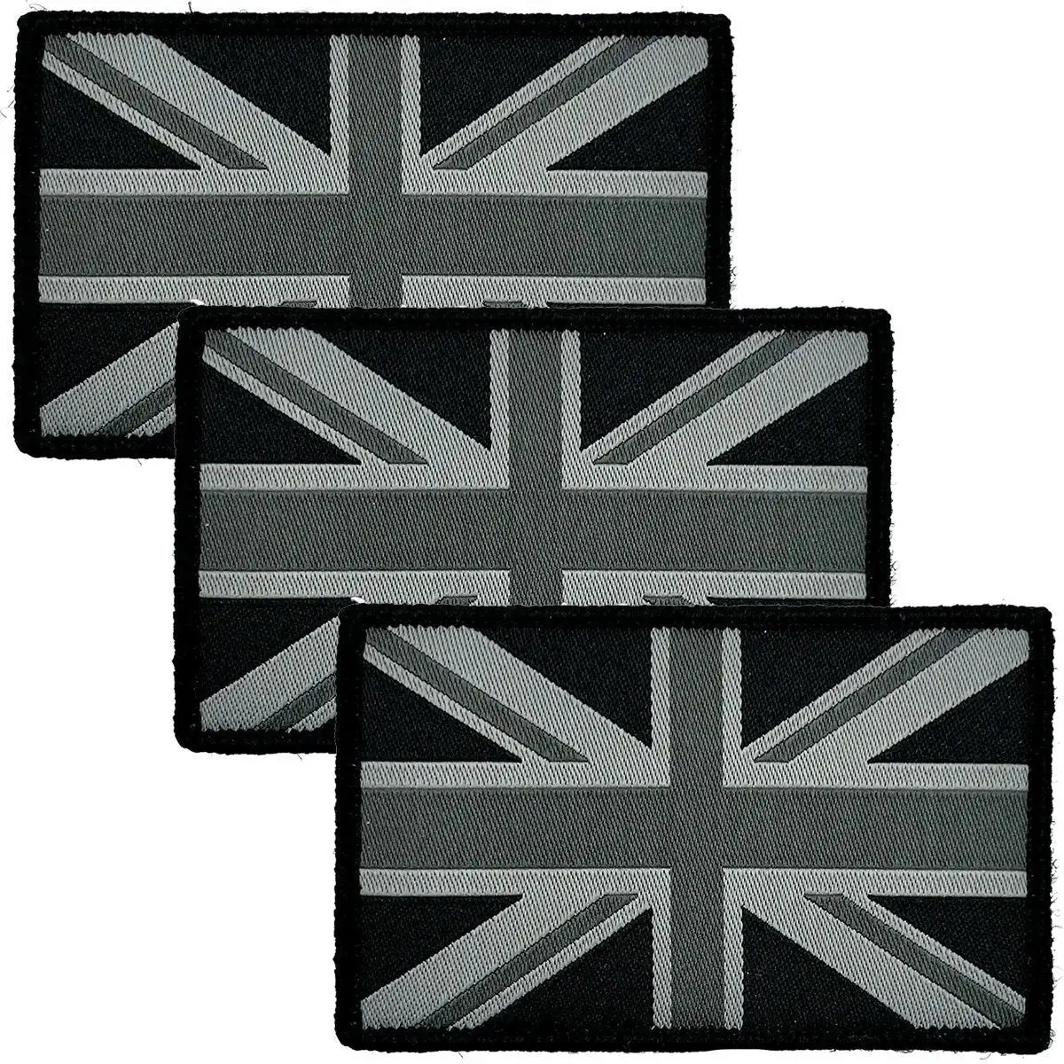 Union Jack Patch with Hook and Loop Backing - Image 2
