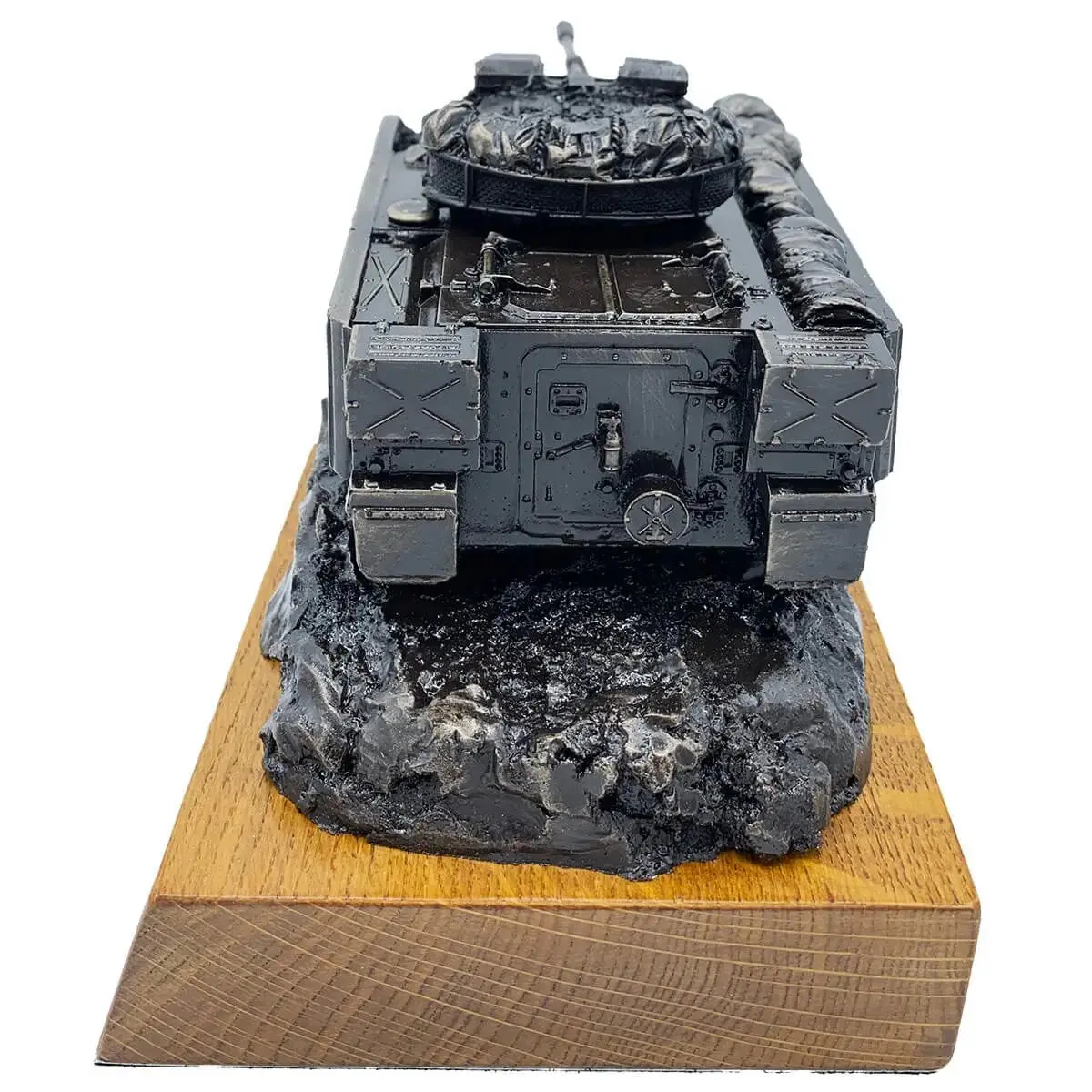 Warrior Armoured Fighting Vehicle Bronze Resin Statue - Image 2