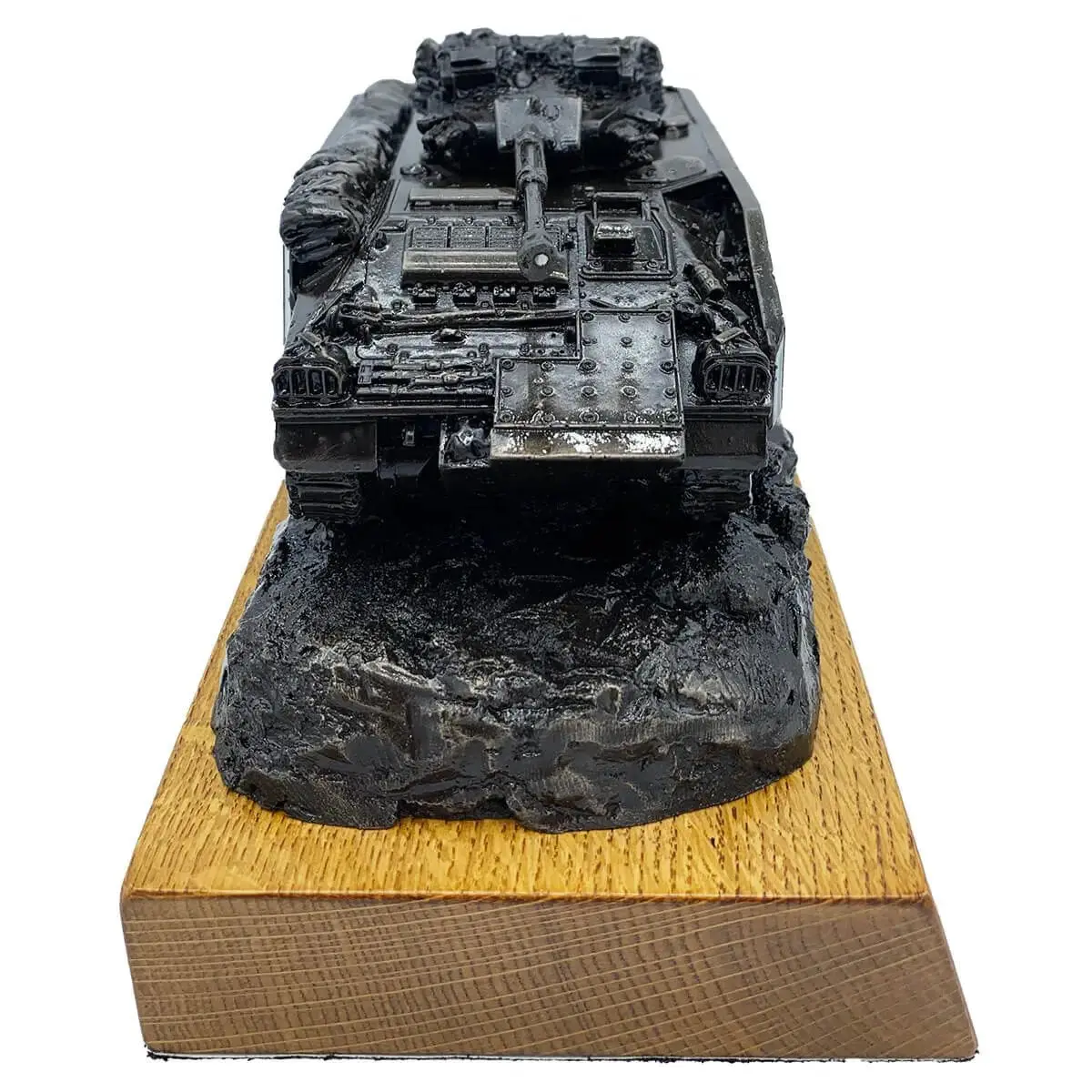 Warrior Armoured Fighting Vehicle Bronze Resin Statue - Image 4