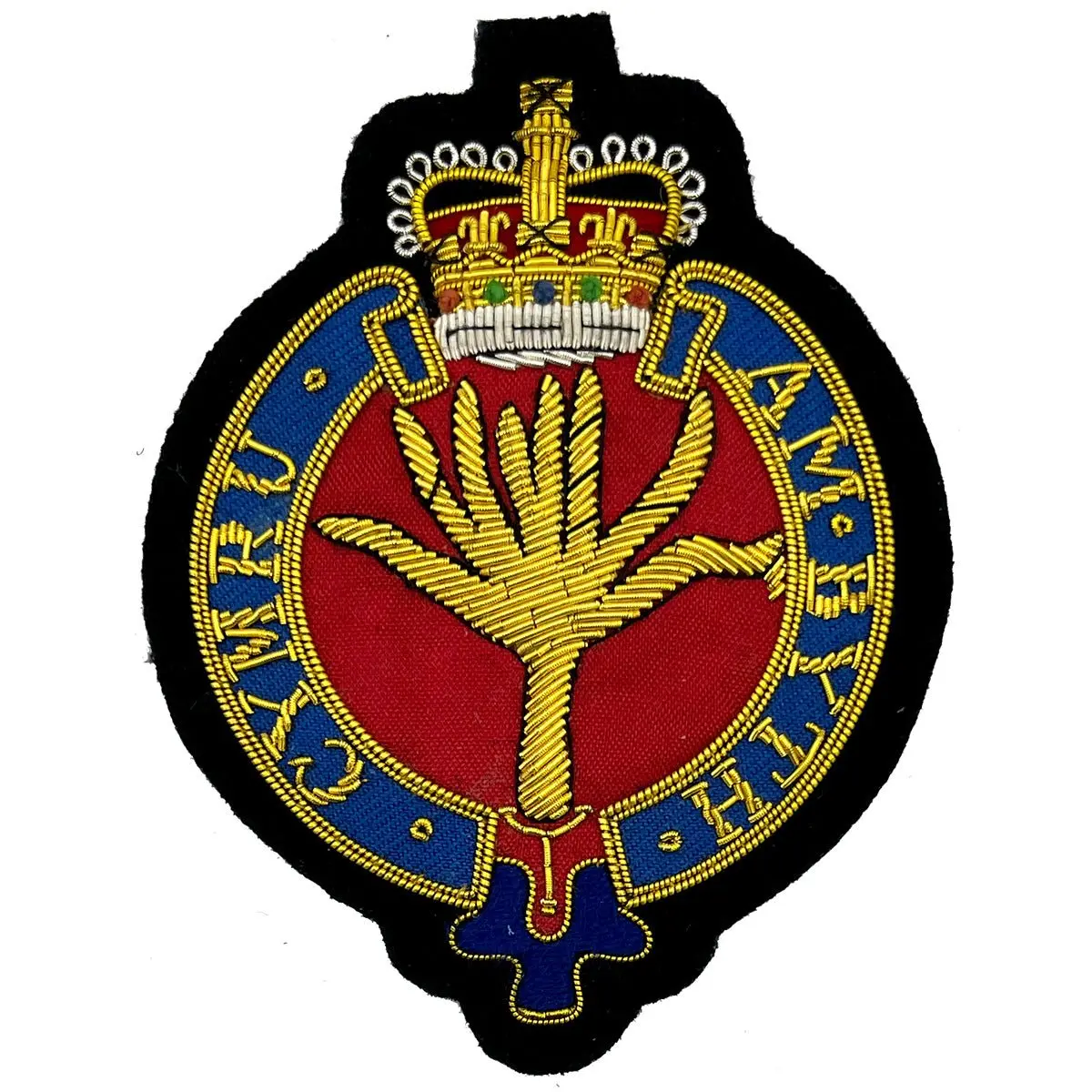 Welsh Guards Wire Bullion Blazer Badge